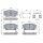 BOSCH 0 986 460 155 Bremsbelagsatz, Scheibenbremse