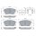 BOSCH 0 986 460 169 Bremsbelagsatz, Scheibenbremse