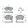 BOSCH 0 986 460 189 Bremsbelagsatz, Scheibenbremse