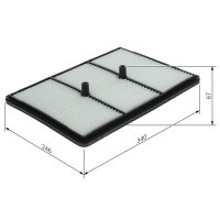 BOSCH F 026 400 775 Luftfilter