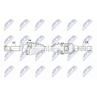 NTY NPW-FR-182 Antriebswelle