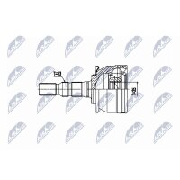NTY NPZ-PL-052 Gelenksatz, Antriebswelle