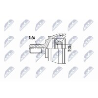 NTY NPZ-VV-027 Gelenksatz, Antriebswelle