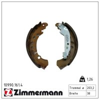 ZIMMERMANN 10990.161.4 Bremsbackensatz