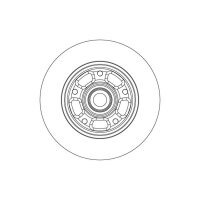 TRW DF6549BS Bremsscheibe