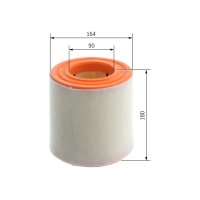 BOSCH F 026 400 776 Luftfilter