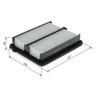 BOSCH F 026 400 825 Luftfilter