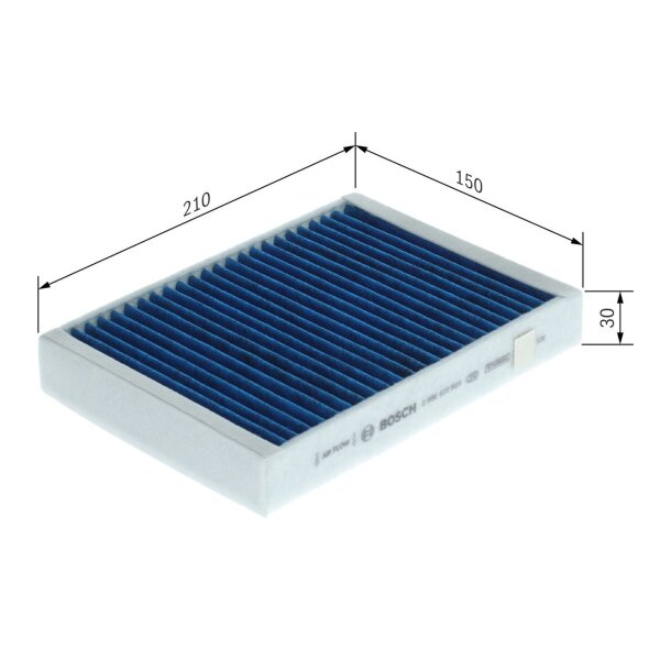 BOSCH 0 986 628 669 Filter, Innenraumluft