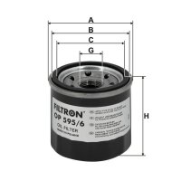 FILTRON OP 595/6 Ölfilter