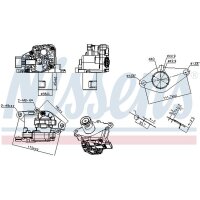 NISSENS 98549 AGR-Ventil