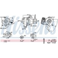 NISSENS 93431 Lader, Aufladung