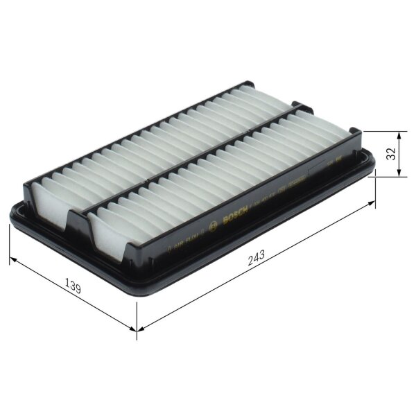 BOSCH F 026 400 830 Luftfilter