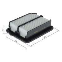 BOSCH F 026 400 860 Luftfilter