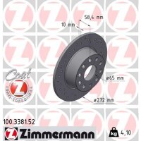 ZIMMERMANN 100.3381.52 Bremsscheibe
