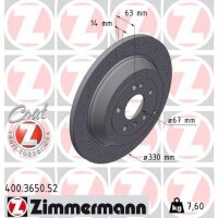 ZIMMERMANN 400.3650.52 Bremsscheibe