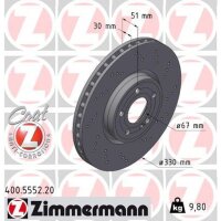 ZIMMERMANN 400.5552.20 Bremsscheibe