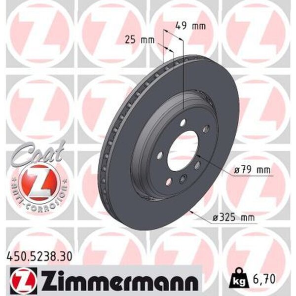 ZIMMERMANN 450.5238.30 Bremsscheibe
