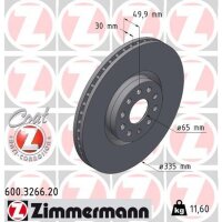 ZIMMERMANN 600.3266.20 Bremsscheibe