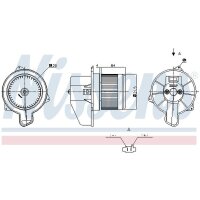 NISSENS 871030 Innenraumgebläse