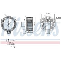 NISSENS 87671 Innenraumgebläse