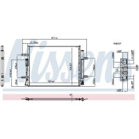 NISSENS 941024 Kondensator, Klimaanlage