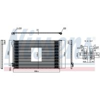 NISSENS 941539 Kondensator, Klimaanlage