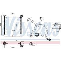 NISSENS 707401 Wärmetauscher, Innenraumheizung
