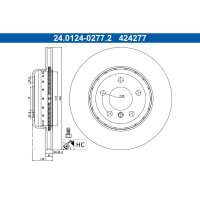 ATE 24.0124-0277.2 Bremsscheibe