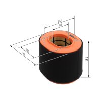 BOSCH F 026 400 876 Luftfilter