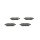 BOSCH 0 986 495 089 Bremsbelagsatz, Scheibenbremse