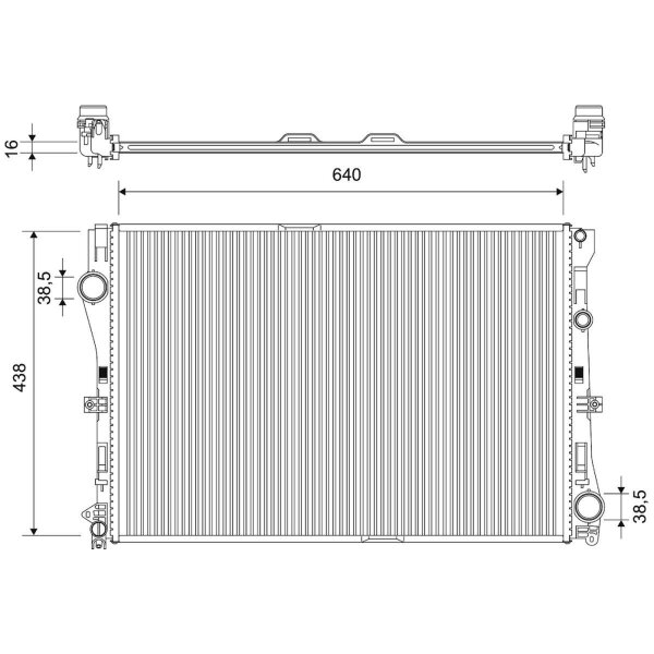 VALEO 701776 Kühler, Motorkühlung