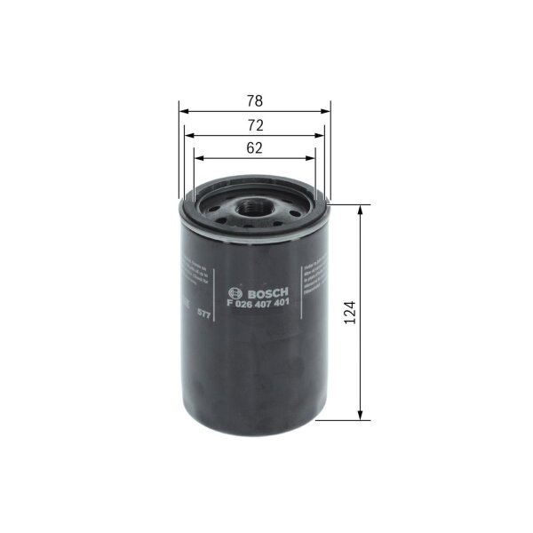 BOSCH F 026 407 401 Ölfilter
