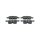 BOSCH 0 986 460 244 Bremsbelagsatz, Scheibenbremse