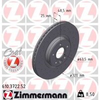 ZIMMERMANN 610.3722.52 Bremsscheibe