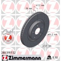 ZIMMERMANN 280.3197.52 Bremsscheibe