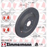 ZIMMERMANN 100.3389.70 Bremsscheibe