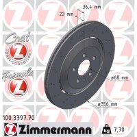 ZIMMERMANN 100.3397.70 Bremsscheibe