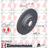ZIMMERMANN 150.2966.52 Bremsscheibe