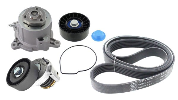 SKF VKMC 31154 Wasserpumpe + Keilrippenriemensatz