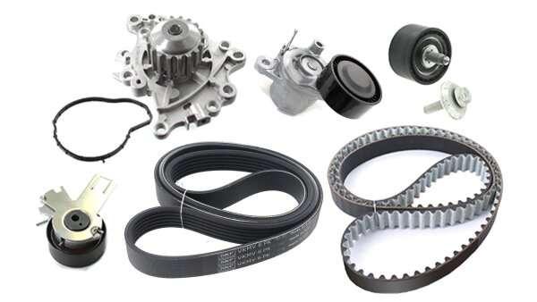 SKF VKMC 13001 Wasserpumpe + Zahn-/Keilrippenriemensatz