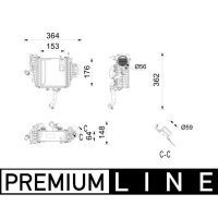 MAHLE CI 737 000P Ladeluftkühler