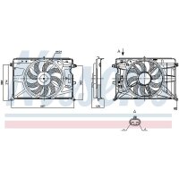 NISSENS 850274 Lüfter, Motorkühlung