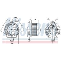 NISSENS 871019 Innenraumgebläse