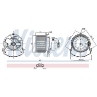 NISSENS 871024 Innenraumgebläse