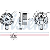NISSENS 871061 Innenraumgebläse