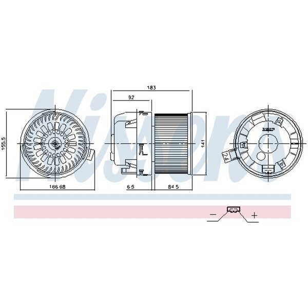 NISSENS 87677 Innenraumgebläse