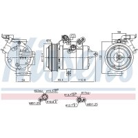 NISSENS 891472 Kompressor, Klimaanlage