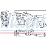 NISSENS 90927 Ölkühler, Motoröl