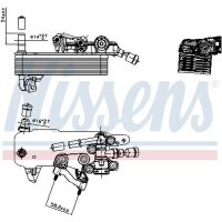 NISSENS 91552 Ölkühler, Automatikgetriebe