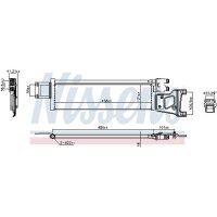 NISSENS 91568 Ölkühler, Automatikgetriebe